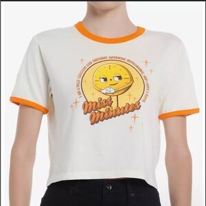 NEW Marvel Loki Miss Minutes Crop Ringer T Shirt Small Marvel NWT